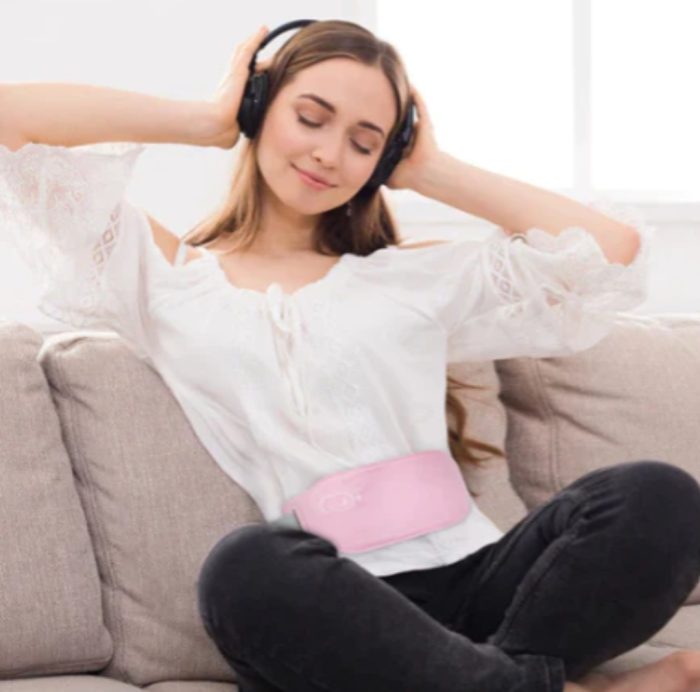 Cinturon calefactado para dolores menstruales y cólicos