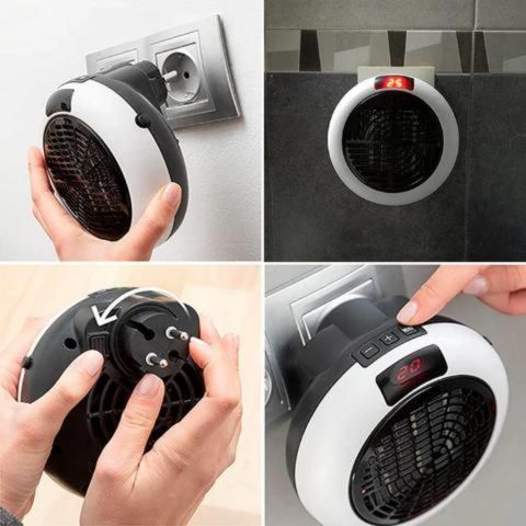 Calefactor termocerámico portátil