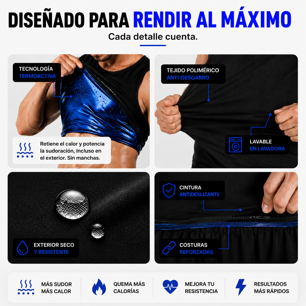 Camiseta Efecto Sauna