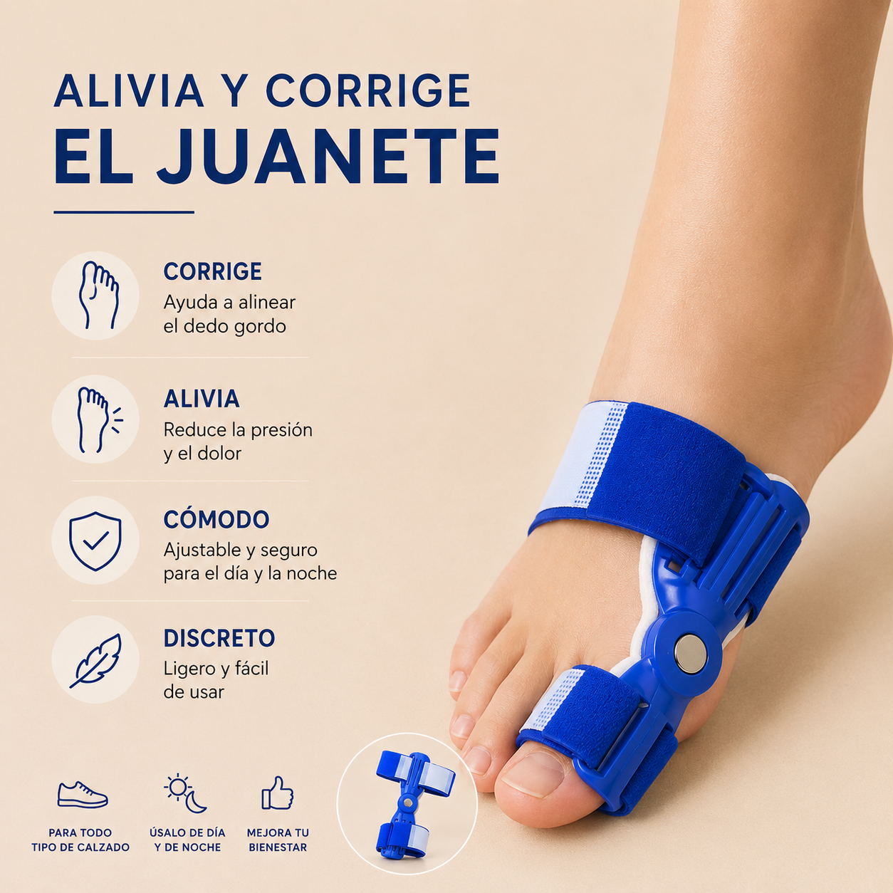 Corrector de juanetes