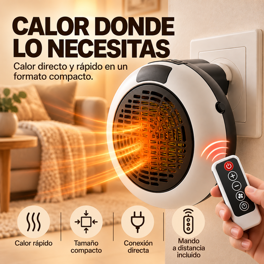 Calefactor termocerámico portátil
