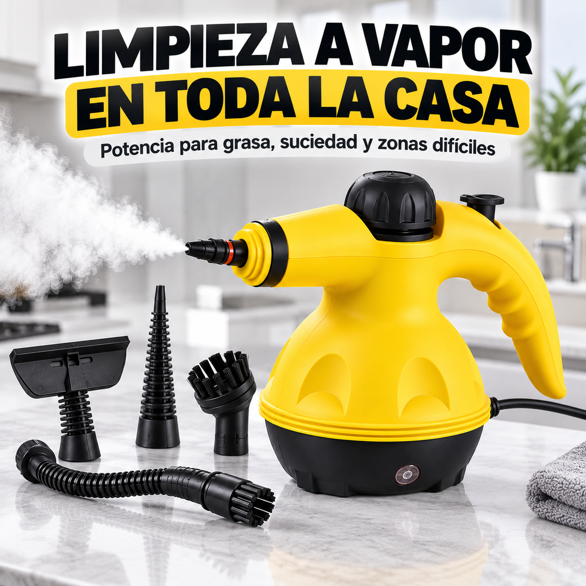Limpiador a Vapor Multi-Superficie
