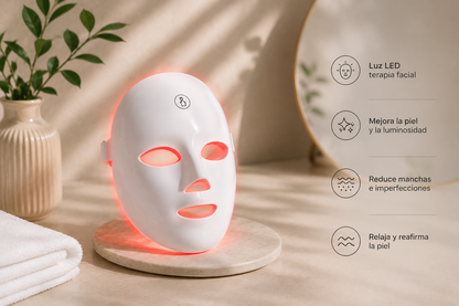 Mascara facial LED