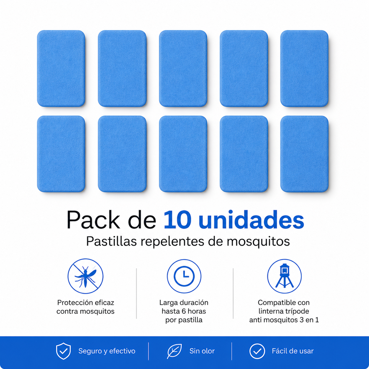 Pastillas Antimosquitos Recambio (Pack 10)