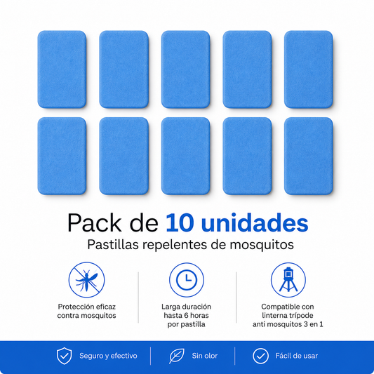 Pastillas Antimosquitos Recambio (Pack 10)