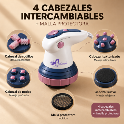 Masajeador anticelulítico con luz infrarroja 5 en 1