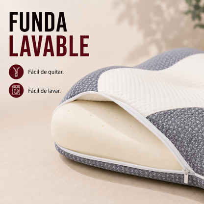 Almohada de apoyo cervical viscoelástica