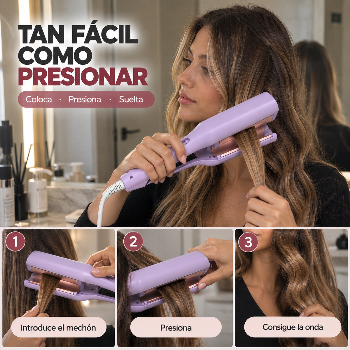 Ondulador de pelo Wavy Curler