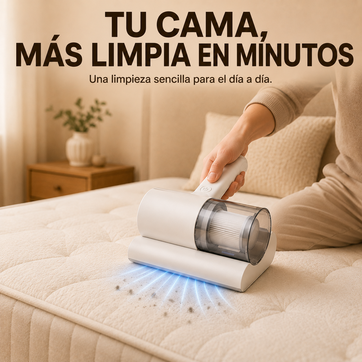Aspiradora Antiácaros UV Portátil