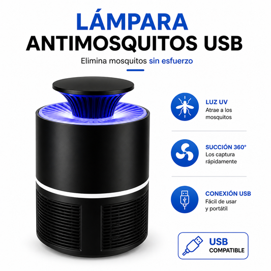 Lámpara antimosquitos por succión™
