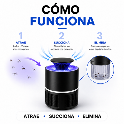 Lámpara antimosquitos por succión™