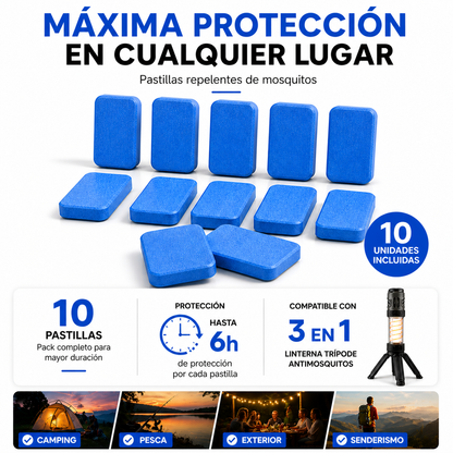 Pastillas Antimosquitos Recambio (Pack 10)
