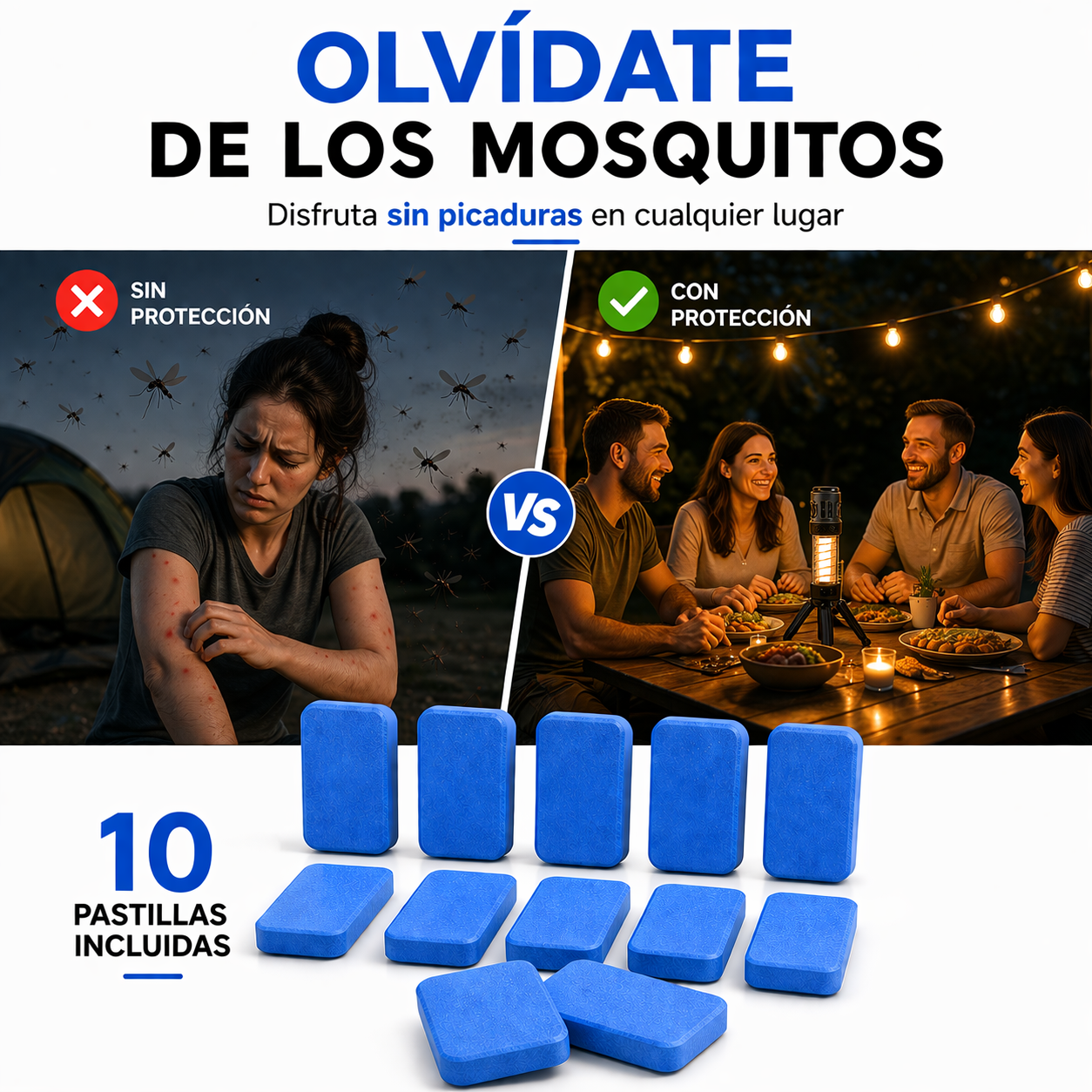 Pastillas Antimosquitos Recambio (Pack 10)
